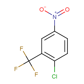 2-氯-5-硝基三氟甲苯化学结构式