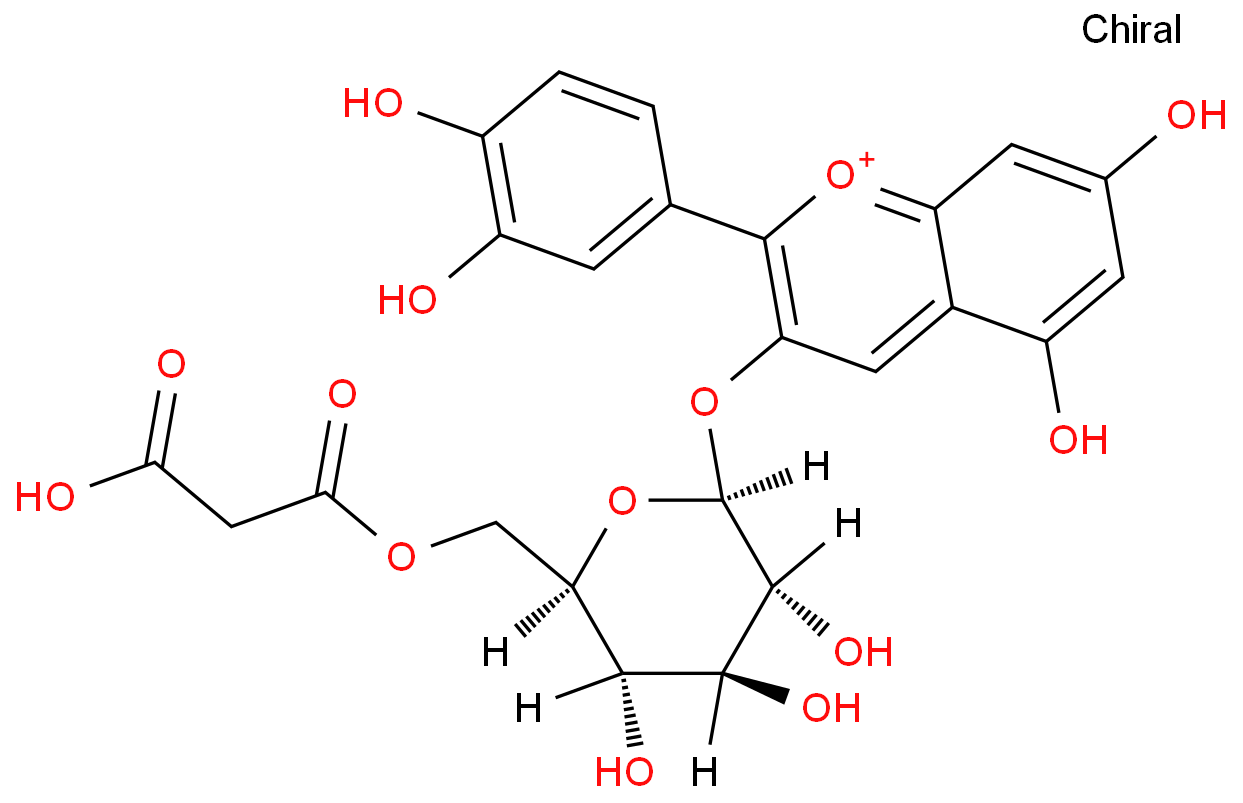 矢车菊素-3-丙二酰葡萄糖苷 产品图片