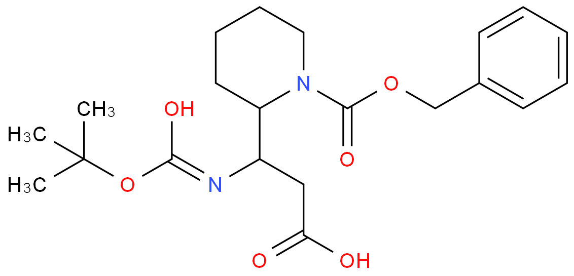 3-BOC-AMINO-3-(2'-CBZ)PIPERIDINE-PROPIONIC ACID