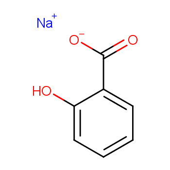 Sodium salicylate structure