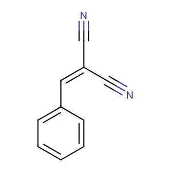 苄烯丙二腈化学结构式
