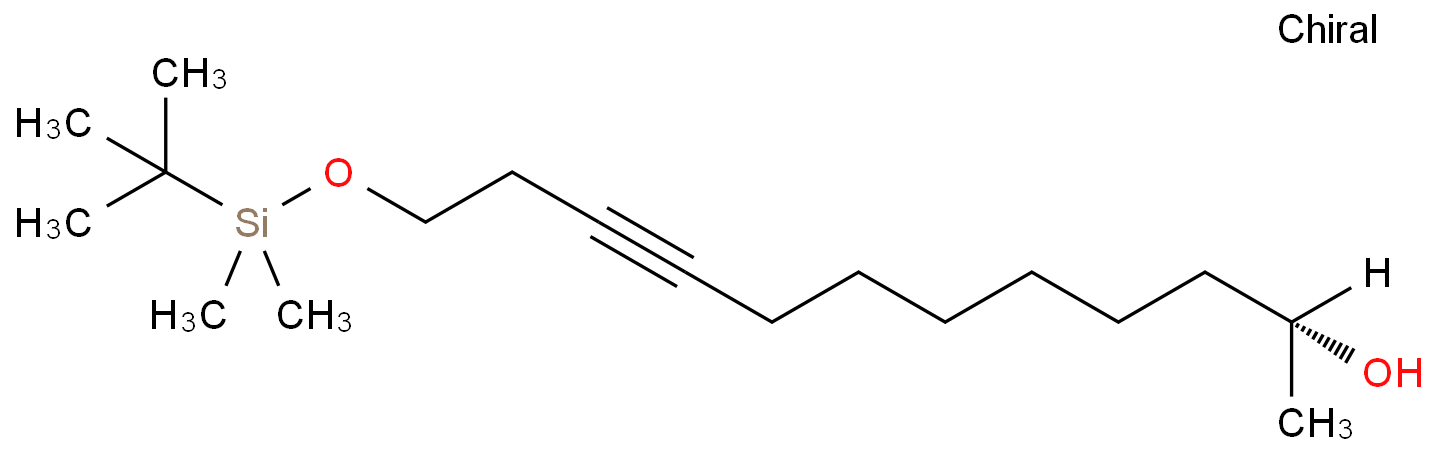 9-Dodecyn-2-ol, 12-[[(1,1-dimethylethyl)dimethylsilyl]oxy]-, (R)-