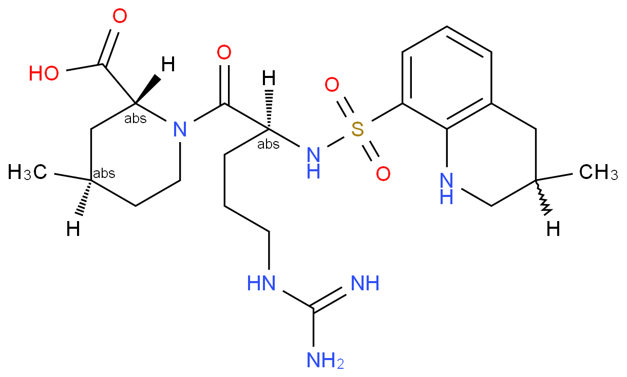 阿加曲班化学结构式