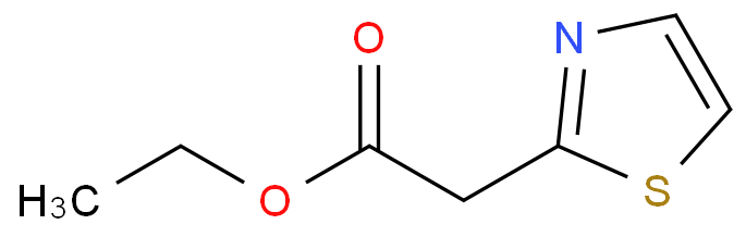 2-乙酸乙酯-噻唑化学结构式