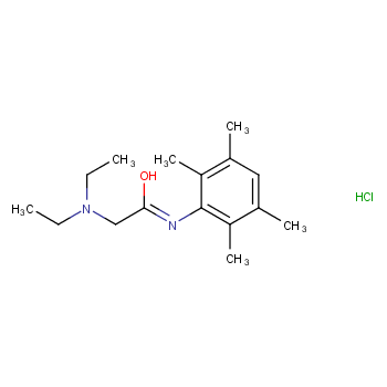 N~2~,N~2~-diethyl-N-(2,3,5,6-tetramethylphenyl)glycinamide hydrochloride (1:1)