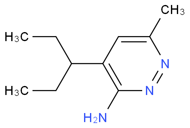 6-methyl-4-(pentan-3-yl)pyridazin-3-amine