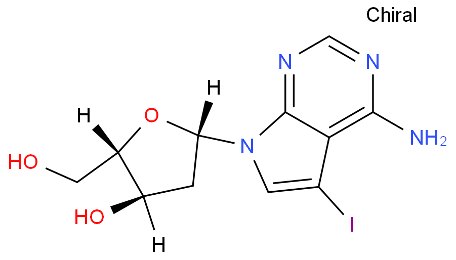 7-(2-Deoxy-β-D-erythro-pentofuranosyl)-5-iodo-7H-pyrrolo[2,3-d]py rimidin-4-amine