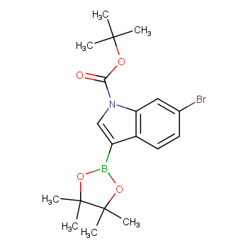 [Perfemiker]6-溴-1-BOC-吲哚-3-硼酸频哪醇酯,95%