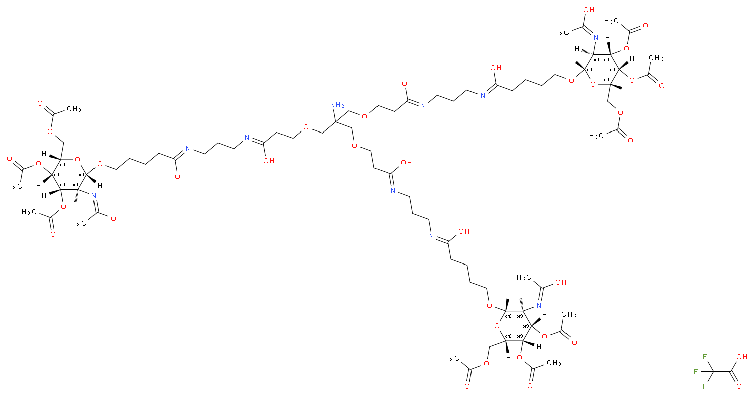 Tri-GalNAc(OAc)3 TFA CAS号:1159408-65-7科研及生产专用 高校及研究所支持货到付款