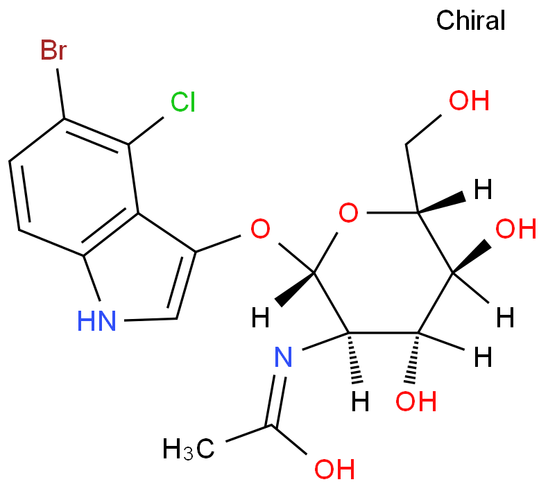 5-Bromo-4-chloro-3-indolyl-N-acetyl-beta-D-glucosaminide 
