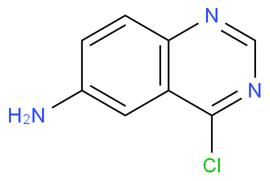 6-氨基-4-氯喹唑啉化学结构式