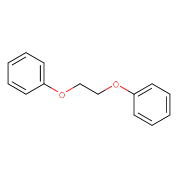 1,2-二苯氧基乙烷化学结构式