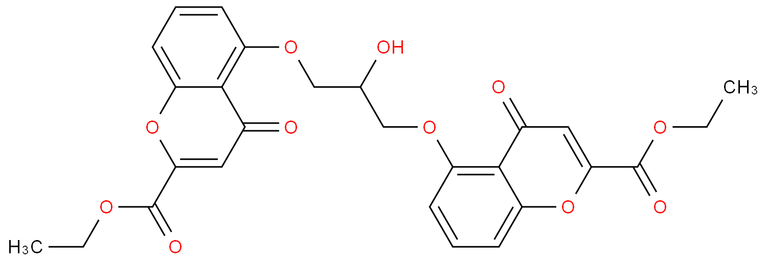 ethyl 5-[3-(2-ethoxycarbonyl-4-oxochromen-5-yl)oxy-2-hydroxypropoxy]-4-oxochromene-2-carboxylate