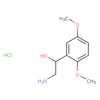 12-氨基-1-(2,5-二甲氧基苯基)乙醇分子式
