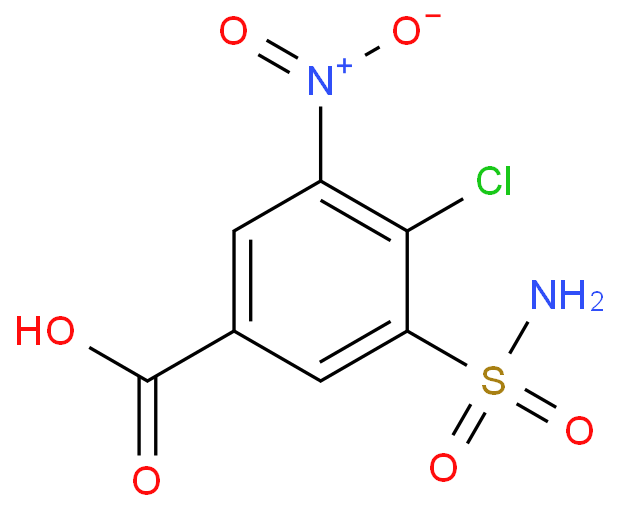 4-氯-3-硝基-5-磺胺基苯甲酸