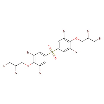 1,3-dibromo-5-[3,5-dibromo-4-(2,3-dibromopropoxy)phenyl]sulfonyl-2-(2,3-dibromopropoxy)benzene