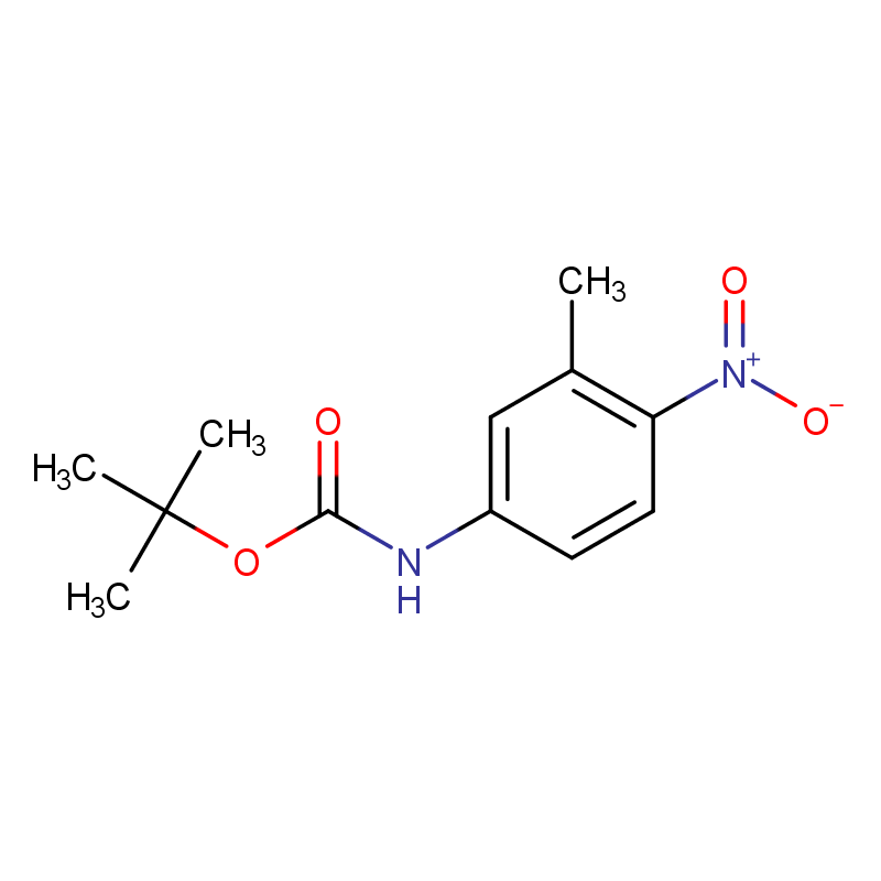 (3-甲基-4-硝基苯基)氨基甲酸叔丁酯 CAS号:1380445-45-3科研及生产专用 高校及研究所支持货到付款