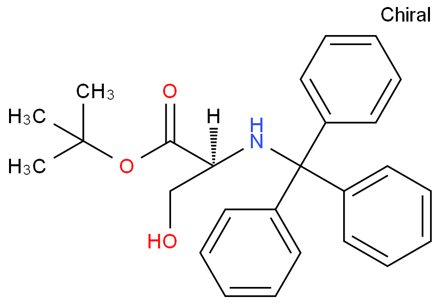 L-Serine, N-(triphenylmethyl)-, 1,1-dimethylethyl ester