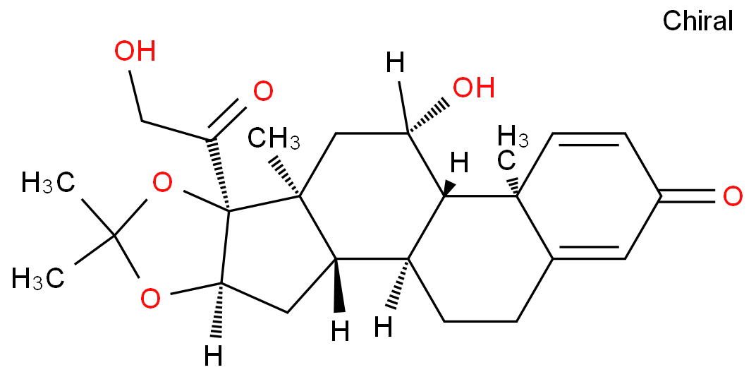 地索奈德化学结构式