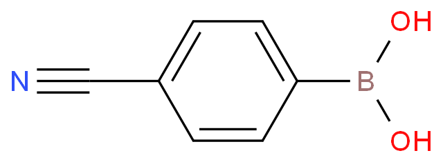 4-氰基苯硼酸化学结构式