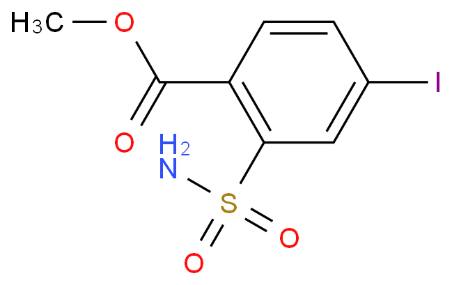 碘甲磺胺化学结构式