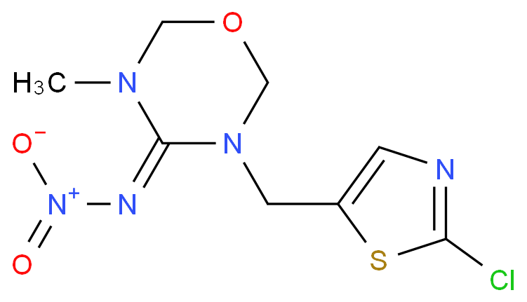 噻虫嗪化学结构式