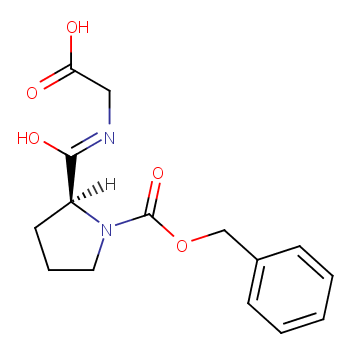 Z-PRO-GLY-OH structure