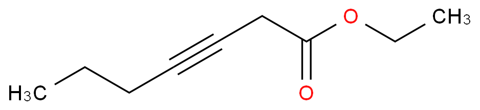 3-Heptynoic acid, ethyl ester structure