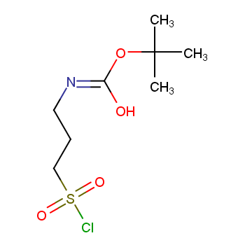 (3-(氯磺酰基)丙基)氨基甲酸叔丁酯/1196153-59-9