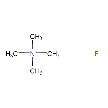 四甲基氟化铵化学结构式