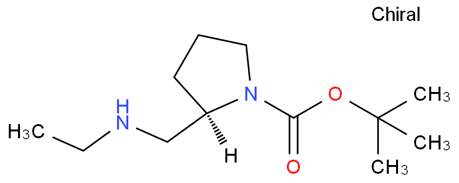 tert-butyl (2R)-2-(ethylaminomethyl)pyrrolidine-1-carboxylate