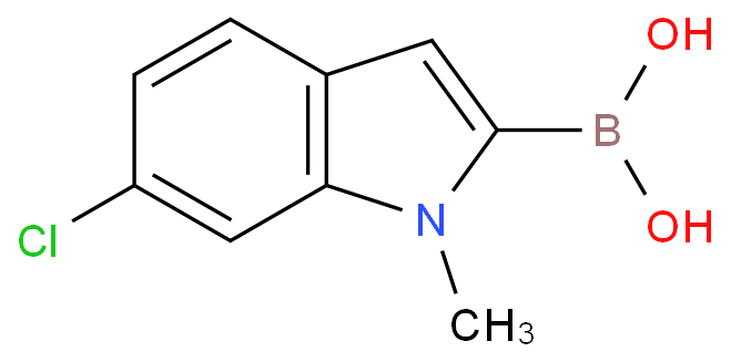 6-Chloro-1-methylindole-2-boronic acid  