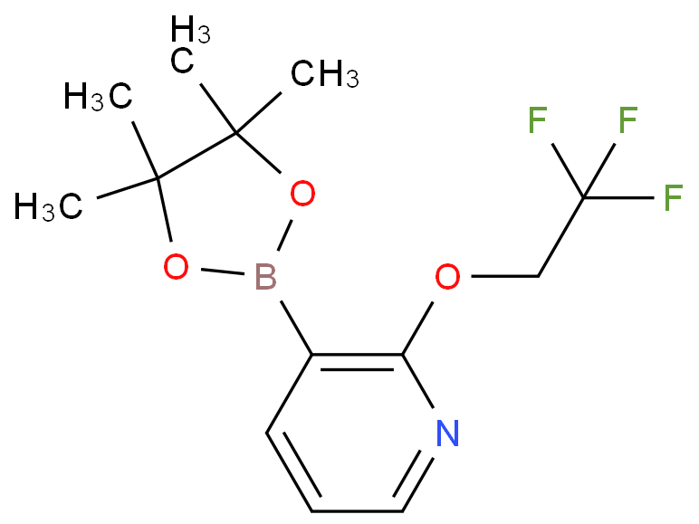 3-(4,4,5,5-四甲基-1,3,2-二氧硼杂环戊烷-2-基)-2-(2,2,2-三氟乙氧基)吡啶；现货供应