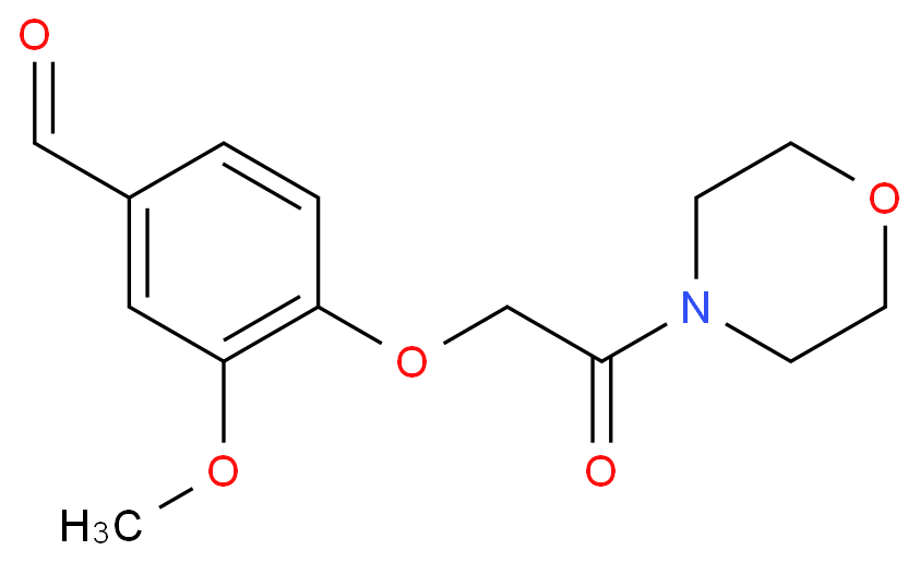 3-METHOXY-4-(2-MORPHOLIN-4-YL-2-OXO-ETHOXY)-BENZALDEHYDE