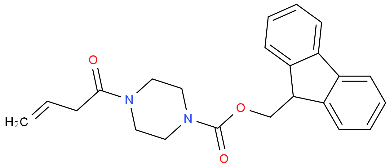 9H-fluoren-9-ylmethyl 4-but-3-enoylpiperazine-1-carboxylate