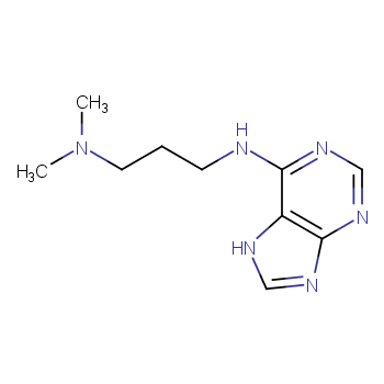 N6-(3-二甲氨基丙基)腺嘌呤Adenine, N6-(3-dimethylaminopropyl)- (6CI)