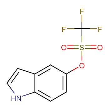 1H-indol-5-yl trifluoromethanesulfonate