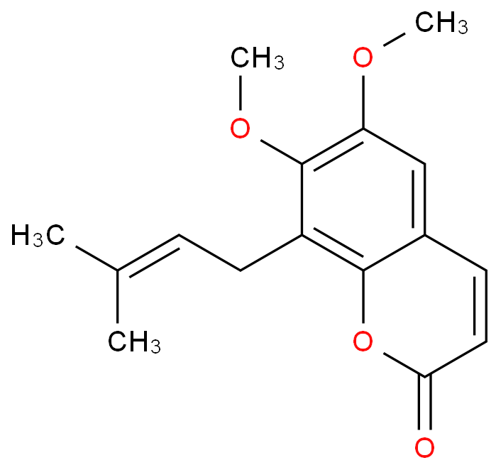 O-Methylcedrelopsin价格, O-Methylcedrelopsin对照品, CAS号:72916-61-1