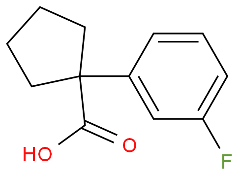1-(3-FLUOROPHENYL)CYCLOPENTANECARBOXYLIC ACID, 98
