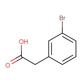 3-溴苯乙酸化学结构式