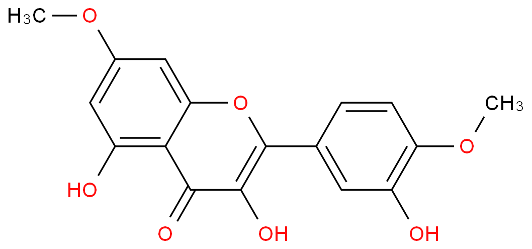 4H-1-Benzopyran-4-one,3,5-dihydroxy-2-(3-hydroxy-4-methoxyphenyl)-7-methoxy-  