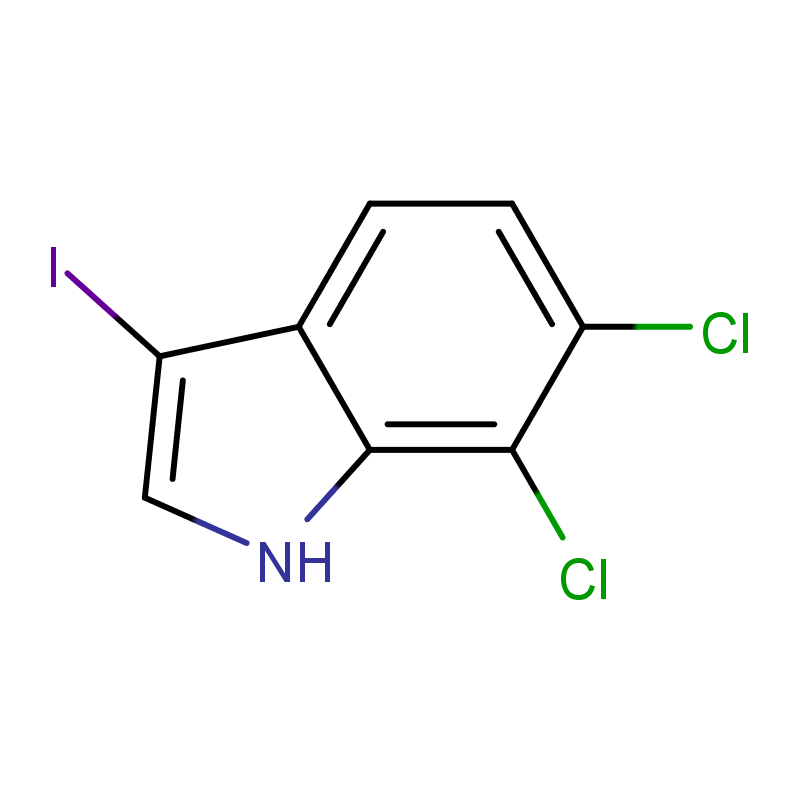 6,7-二氯-3-碘-1H吲哚 CAS号:3022403-64-8科研及生产专用 高校及研究所支持货到付款