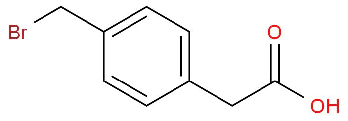 4-(溴甲基)苯乙酸化学结构式