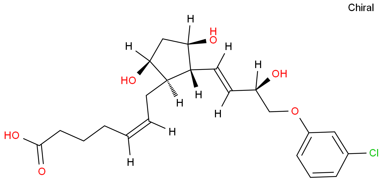 (Z)-7-[(1S,2S,3S,5R)-2-[(E,3S)-4-(3-chlorophenoxy)-3-hydroxybut-1-enyl]-3,5-dihydroxycyclopentyl]hept-5-enoic acid