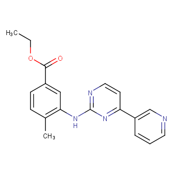 4-Methyl-3-[[4-(3-pyridinyl)-2-pyrimidinyl]amino]benzoic acid ethyl ester  