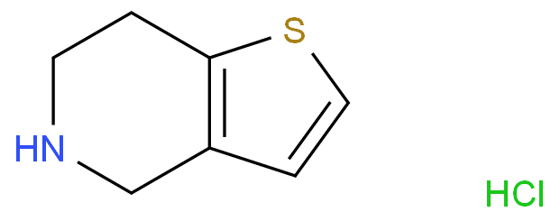 Thieno[3,2-c]pyridine,4,5,6,7-tetrahydro-, hydrochloride (1:1)  
