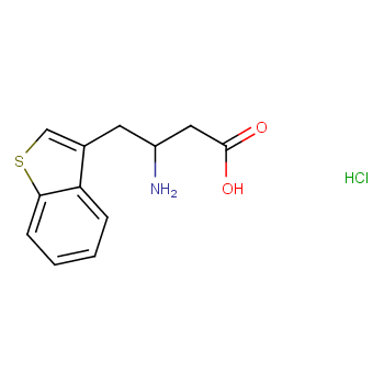 (3S)-3-amino-4-(1-benzothiophen-3-yl)butanoic acid;hydrochloride