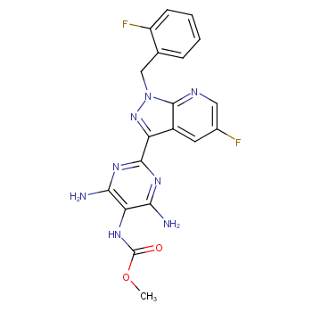 (4,6-二氨基-2-(5-氟-1-(2-氟苄基)-1H-吡唑并[3,4-b]吡啶-3-基)嘧啶-5-基)氨基甲酸甲酯/1350653-20-1