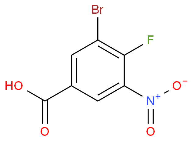 3-bromo-4-fluoro-5-nitrobenzoic acid