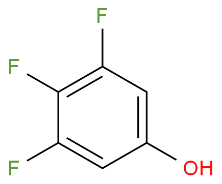 3,4,5-Trifluorophenol structure
